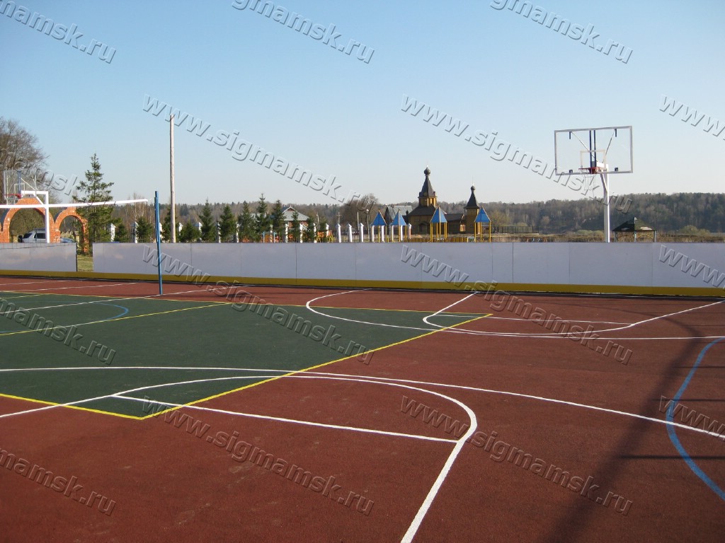 Покрытие из резиновой крошки